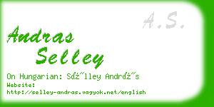 andras selley business card